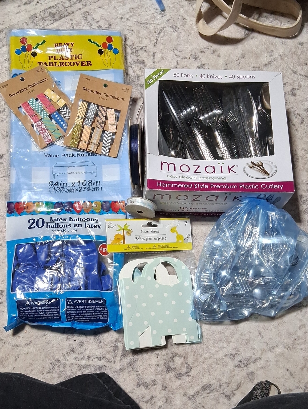 Boy/Baby Party Essentials